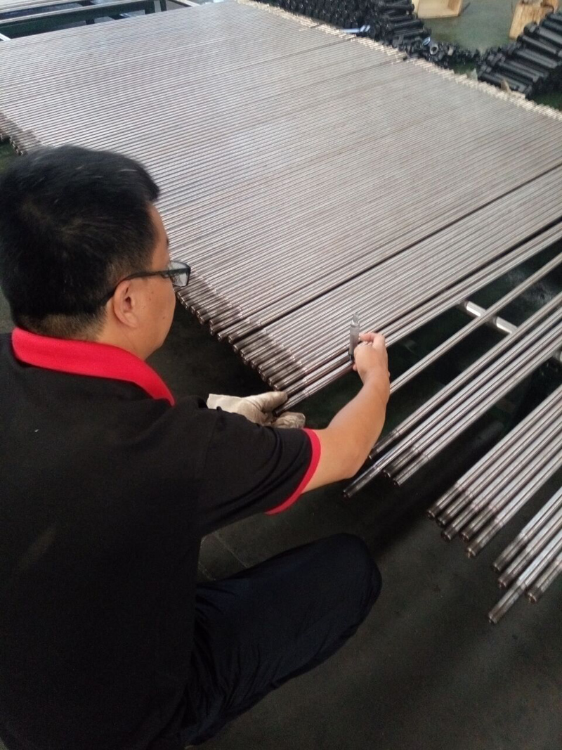 Pole tension screw of WDD project of Voith company